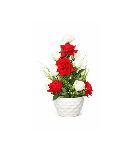 Harmonie Rouge & Blanc 50cm