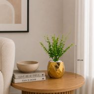 Mini plante artificielle décorative style naturel (20cm) – Image 2