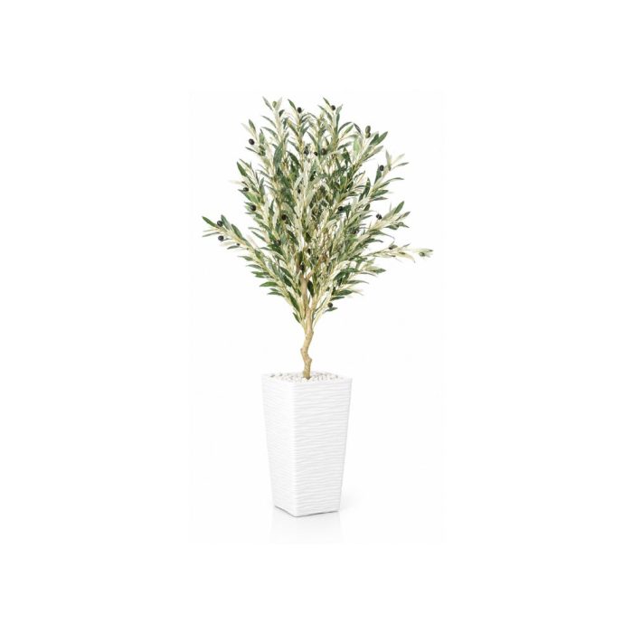 Design sans titre (10) Olivier artificiel grand format avec olives réalistes (155cm) – Image 1