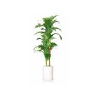 Palmier artificiel tropical grand format en pot blanc (160cm)