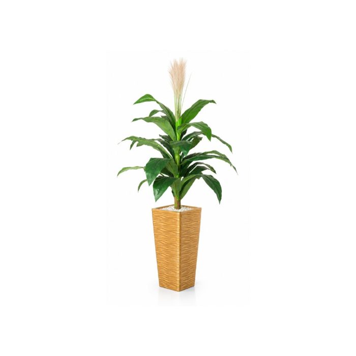 Design sans titre (9) Grande plante artificielle tropicale avec pampas décoratif (150cm) – Image 1