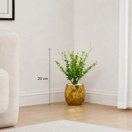 Mini plante artificielle décorative style naturel (20cm) – Image 2