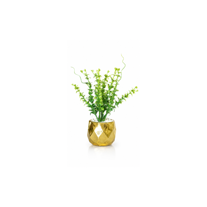 Mini plante artificielle décorative style naturel Mini plante artificielle décorative style naturel (20cm) – Image 1
