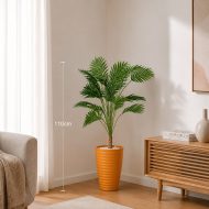 Palmier artificiel décoratif en pot moderne (110cm) – Image 2
